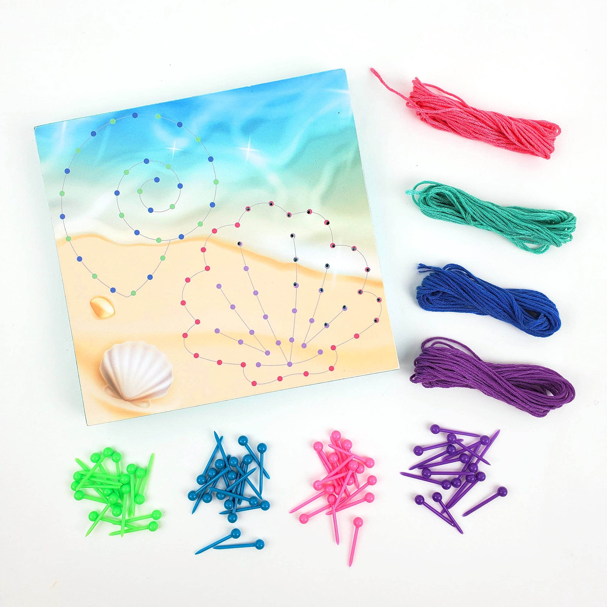 Hello Hobby Make Your Own String Art, Child Craft Kit, 6 Kits
