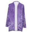 thumbnail image 4 of Babysbule Womens Cardigans Women's Long Sleeve Fashion Casual Print Cardigan Blouse Cardigan Coat Women's Top Blouse, 4 of 5