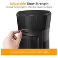 thumbnail image 3 of Iced Coffee Maker & Tea Brewer, 20oz Double Wall Cups, Single Serve, Strength Control, Portable Cold Brew System for Home & Office - Black, 3 of 7