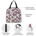 thumbnail image 3 of Yiaed Rose Flowers Print Insulated Lunch Bag Reusable Cute Tote Lunch Box, Leakproof Cooler Lunch Bags for Work Office Travel School Picnic, 3 of 5