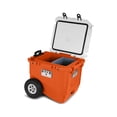 thumbnail image 2 of RovR RollR Portable Rolling Outdoor Insulated Cooler w/ Wheels, 45 Quart, White, 2 of 8