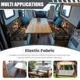 thumbnail image 3 of Uorisanigo RV Dinette Cushion Covers - Stretchable Camper Cushion Covers Booth Seats with 1 Backrest & 1 Bench Cover - Universal Fit & Machine Washable(Camo American Flag Deer Hunter), 3 of 7