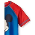 thumbnail image 2 of Mickey Mouse Toddler Boy Rashguard Swim Shirt, 2 of 6