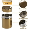 thumbnail image 4 of LUU-Stainless Steel Dredge Shaker, Seasoning Shaker Fine Mesh Powder Sugar Dispenser Powder Sugar Shaker Duster with Lid Gold Salt and Pepper Shakers for Kitchen_SAI, 4 of 9