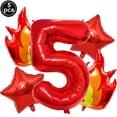 thumbnail image 1 of Volcano Party Decoration Disposable Tableware Paper Plate Cup plastic Tablecloth Volcano Theme Party Supplies 5th Birthday Decor, 1 of 4