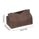 thumbnail image 3 of Funda de piel sintética para caja de pañuelos con diseño de vetas de madera, porta pañuelos rectangular, organizador de escritorio, dispensador de pañuelos para baño, caja de pañuelos para coche, caj, 3 of 6