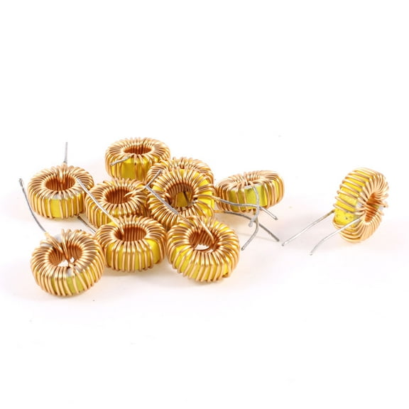 Unique Bargains 10 x Ferrite Core Toroid Toroidal Inductor 33uH 34mOhm 2A Coil