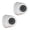 White, variant on Powered Fake Surveillances Camera Realistic Appearance LED Flashing Light For Theft Prevention Outdoor Security