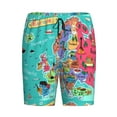 thumbnail image 4 of Gaeub Cartoon Map Of Europe Printed Men's Short Pajama Pants, Lightweight Lounge & Sleep Bottoms Keep You Cool - X-Large, 4 of 9