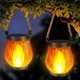 thumbnail image 2 of Kaliqo Solar Lantern Outdoor Lights, Realistic Dancing Flame Lantern, Dual Charging (Solar/Usb), Ip65 Waterproof Camp Light, Auto on/off, Hanging & Tabletop Decor for Garden Lanterns (2pcs), 2 of 8
