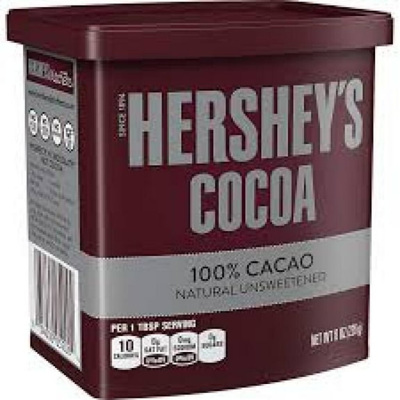 Hershey's Unsweetened Cocoa 8 oz (Pack of 3)