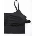 thumbnail image 5 of Top deportivo CRZ YOGA ajustable con espalda en V, sin aro, negro, talla S, 5 of 5