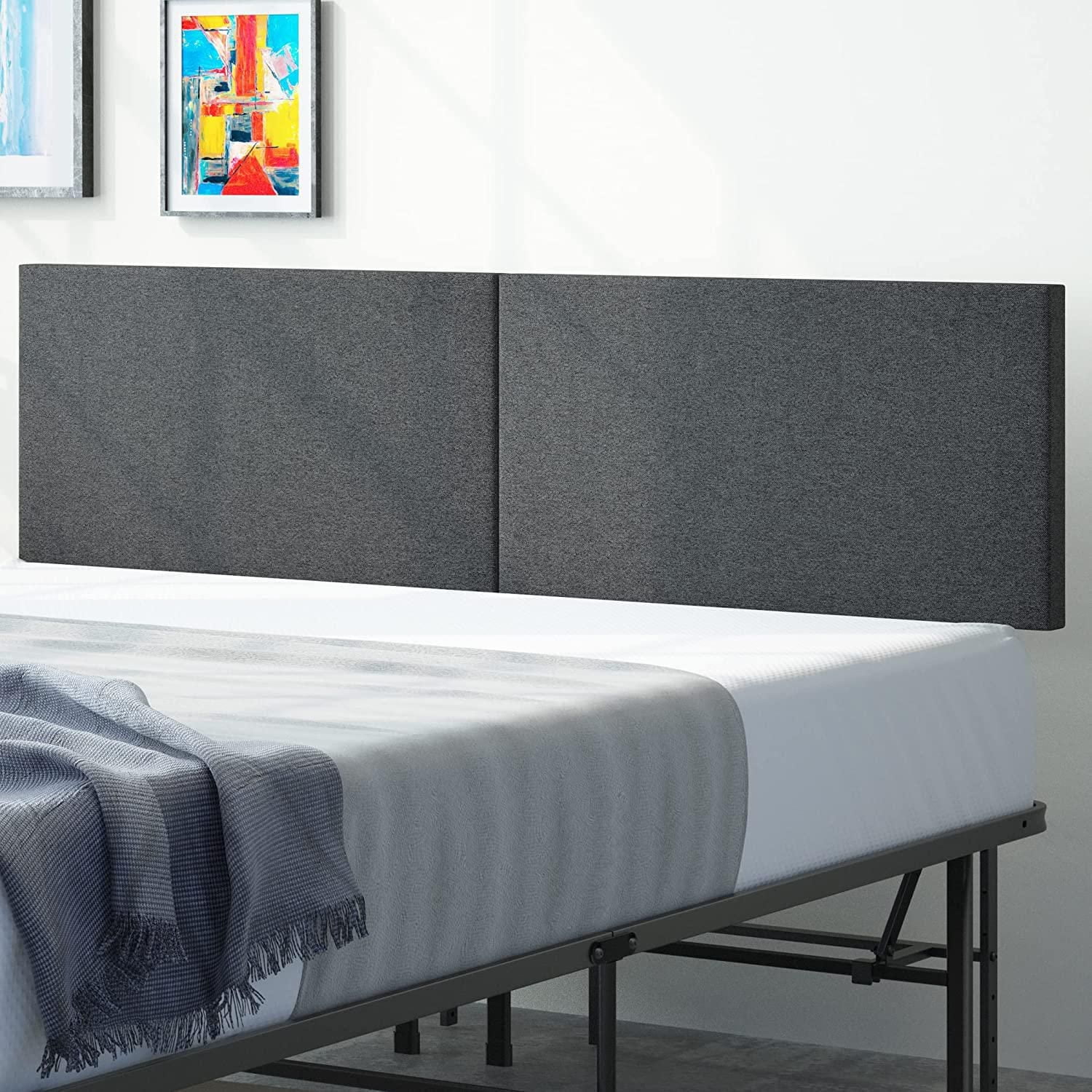 Zinus SmartBase Mattress Foundation with Upholstered Headboard