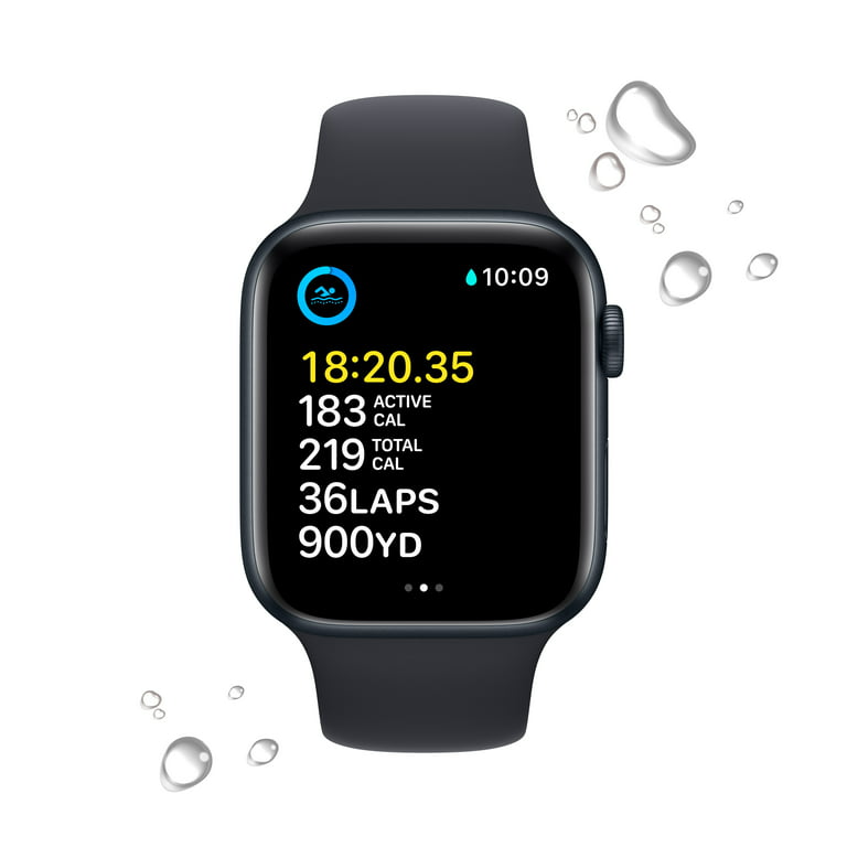Apple Watch SE (2nd Gen) GPS + Cellular 44mm Midnight Aluminum 
