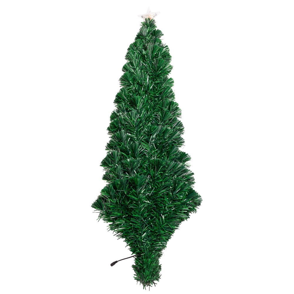 Private Jungle 7.5ft Fiber Optic Artificial Christmas Pine Tree, Holiday Party Christmas Tree Decorations