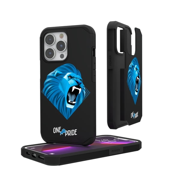 Keyscaper Black Detroit Lions iPhone Rugged Case