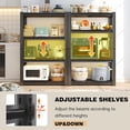 thumbnail image 4 of 36''W Garage Shelving Heavy Duty 4-Tier Adjustable Storage Shelves Unit,2800 LBS Metal Utility Rack Shelf for Industries, Warehouses, Basement,Black (54''H x 36''W x 15.7''D), 4 of 8