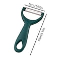 thumbnail image 2 of Stainless Steel Swivel Peeler, Kitchen Fruit and Vegetable Peeler Tool with Ergonomic Comfort Grip for Potato, Apple, Carrot and More, 2 of 6