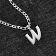 thumbnail image 5 of Men's Alphabet Custom Necklace Personalized Stainless Steel Custom Necklace for men, Personalized Jewelry Gift for Dad, Boyfriend, Brother, 5 of 5
