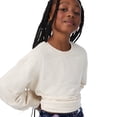 thumbnail image 2 of Saint Eve Kids Girls Fuzzy Pajama Pants, 2 Piece PJ Pant Set and Sleep Mask - Purple Unicorn, Medium, 2 of 6