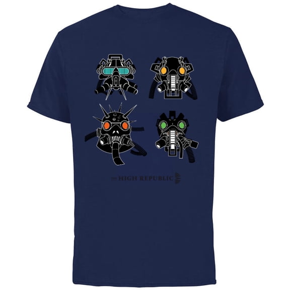 Star Wars The High Republic The Nihil - Short Sleeve Cotton T-Shirt for Adults - Customized-Navy