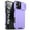 Purple, variant on for iPhone 16 Pro Max Heavy Duty Case with Camera Sliding Cover, Support Wireless Charging Hybrid TPU & PC Smoothly Anti-Fingerprint Slim Case Compatible with iPhone 16 Pro Max, Black