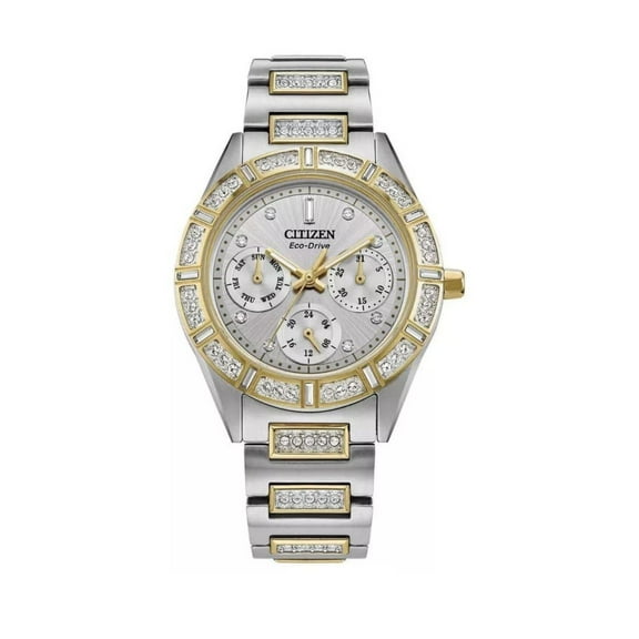 Citizen Eco-Drive Gemmed Stainless Quartz Women's Watch FD2074-55A