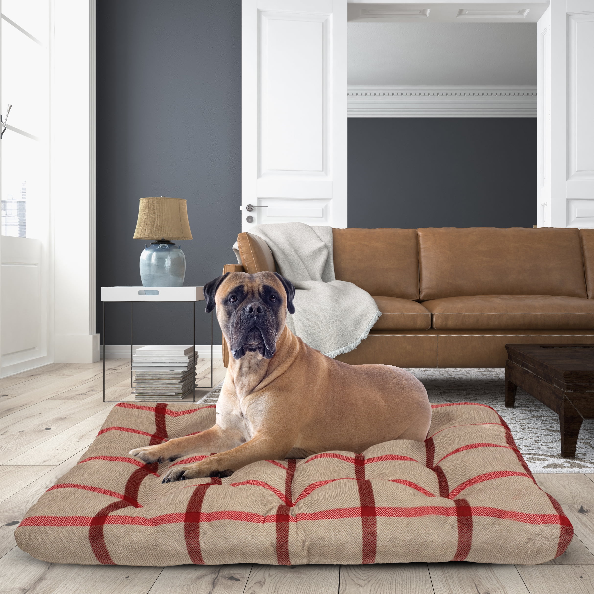 Holiday Time Tufted Plush Pet Bed, 38" x 48"