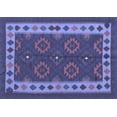thumbnail image 1 of Ahgly Company Indoor Rectangle Southwestern Blue Country Area Rugs, 7' x 10', 1 of 4