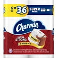 thumbnail image 1 of Papel higiénico Charmin Ultra Strong Super Mega Roll 6 unidades, 1 of 5