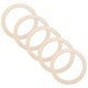 thumbnail image 3 of 5pcs Wood Circle Wreath Frames Smooth Rounded Edges Solid Structure For DIY Floral Garland Crafts Christmas Holiday Decorations, 3 of 5