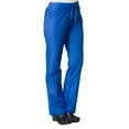 thumbnail image 3 of Maevn Red Panda Women's V-Neck Two Pocket Solid Top &Half Elastic Pant Scrub Set, 3 of 5