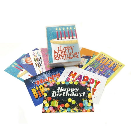 Super Value Birthday Card Assorted Pack - Set of 36 Cards & Envelopes Bulk Business