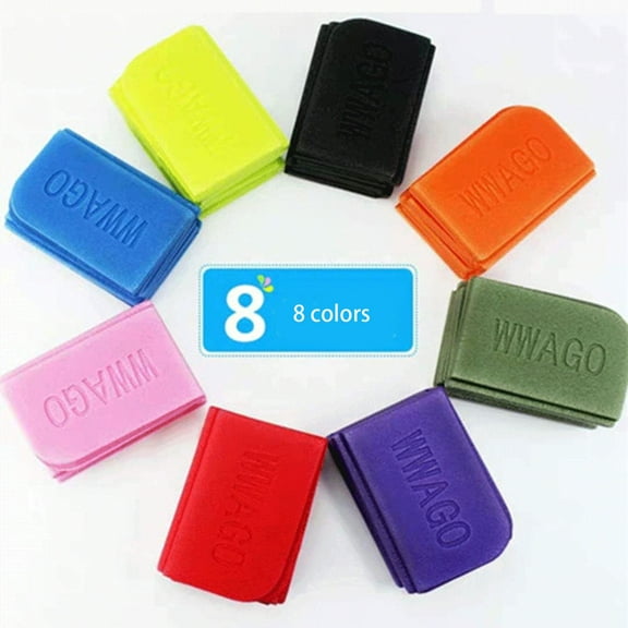 Ngheia Single Seat Cushion New Xpe Outdoor Seat Cushion Eight Folding Foam Portable Picnic Mat Waterproof Moisture-Proof Mat a Red