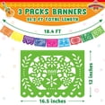 thumbnail image 2 of Banner de fiesta mexicana Heartome con decoración del Cinco de Mayo, 3 unidades, 2 of 7