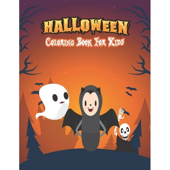 Halloween Coloring Book For Kids : Amazing children coloring hand drawn doodle style pumpkin, ghost, bat, autumn, shadows and more, fantasy coloring book of Halloween for kids super gift idea for kids this Halloween Vol: 3 (Paperback)