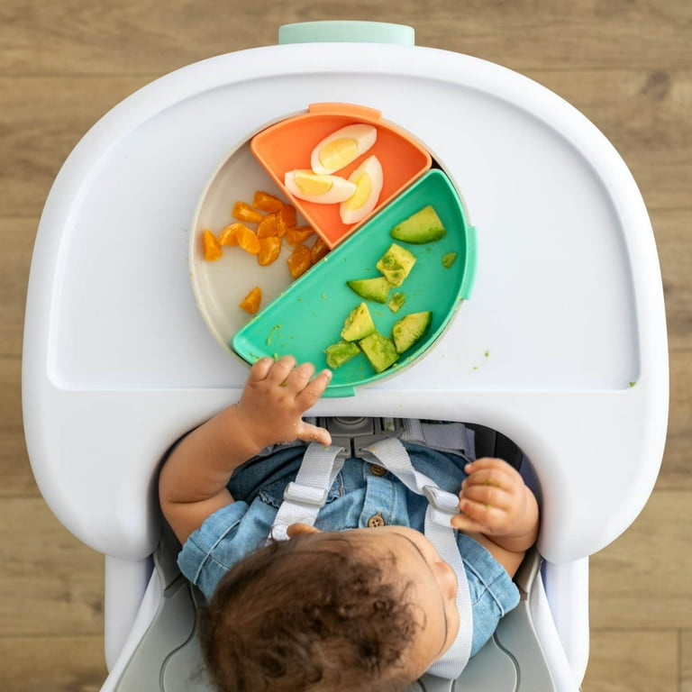 Infantino Mod Plate Led Weaning, Customizable Silicone Plate for