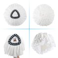 thumbnail image 3 of 4 Pack Mop Head Replacement Microfiber Mop Refills Spin Mop Replacement Head Easy Cleaning Replacement Mop Heads, 3 of 5