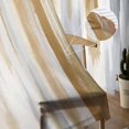 thumbnail image 5 of ERUNPONLY Brown Gray Sheer Curtains 72 Inch Length 2 Panels Set, Vintage Abstract White Ombre Texture Voile Window Treatment Curtains Sheers Drapes for Bedroom/Living Room/Kitchen 52"x72"x2, 5 of 7