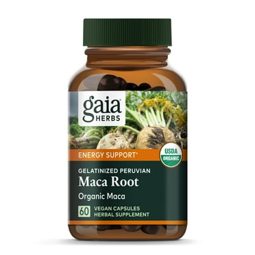 Gaia Herbs Maca Root Liquid Phyto-Capsules, 60 Count