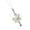 White, variant on Unique Handmade Snowflake Crochet Keychain Stylish Knitted Phone Charm Winter Holiday Accessory For Ladies