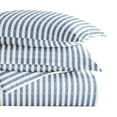 thumbnail image 4 of Duvet Cover Set - Ultra Soft & Breathable - Navy Rugged Striped for King Size Bedding by Comfort Canopy, 4 of 13