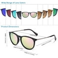thumbnail image 4 of Vintage Sunglasses for Women Polarized UV Protection Classic Retro Style, 4 of 5