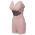 thumbnail image 2 of FashionOutfit Women's Strapless Front Cutout Open Romper, 2 of 4