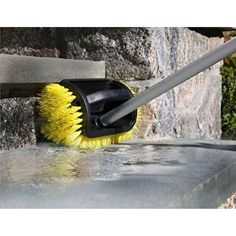 Long Handle Feathered Bristle Angled Scrub Brush – CarCarez