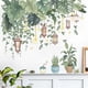 thumbnail image 1 of Tropical Leaves Wall Decals Hanging Vines Green Plants Wall Stickers Living Room Bedroom Office Wall Decor, 1 of 5