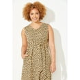 thumbnail image 4 of Catherines Women's Plus Size Liz&Me Sleeveless Ponte Knit Dress, 4 of 4