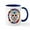 White/Navy Inside, variant on CafePress - Floral Sugar Skull - 11 oz Ceramic Mug - Novelty Coffee Tea Cup