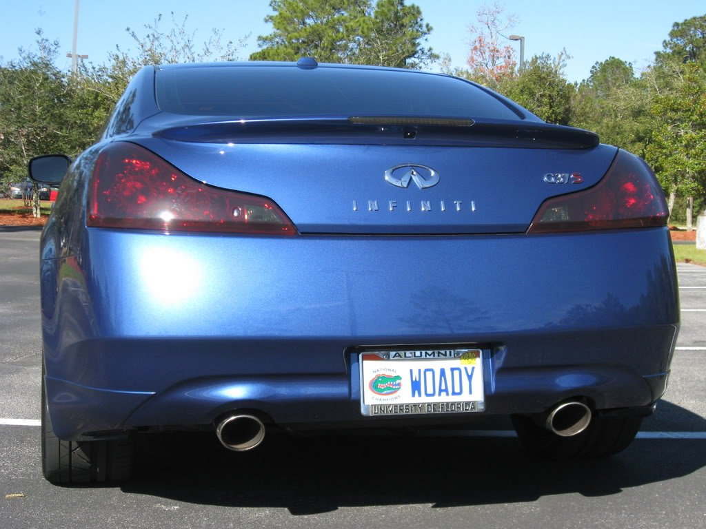 Infiniti G25 G37 Tinted Smoked Taillamps Taillights Overlays Film