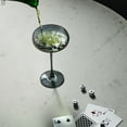 thumbnail image 4 of Thyme & Table 10 fl oz Iridescent Smoke Sphere Coupe Cocktail Glasses, Set of 4, 4 of 5